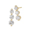 Three Stone Earrings